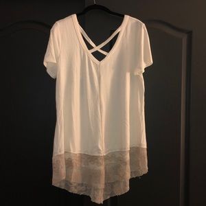 Cream taupe top. Brand new